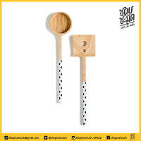 ชุดกระบวยตะหลิวเจาะ จุดดำ L Turner &amp; Ladle Gift SetL ชอบชะมัด