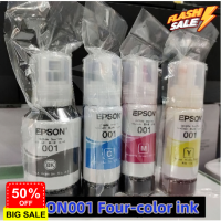 หมึก epson 001 Epson T03Y (001) Ink Bottle Set 4 สี หมึกสีย้อมสำหรับเครื่องพิมพ์ L4150 L4160 L5190 L6160 L6170 L6190 #หมึกเครื่องปริ้น hp #หมึกปริ้น   #หมึกสี   #หมึกปริ้นเตอร์  #ตลับหมึก