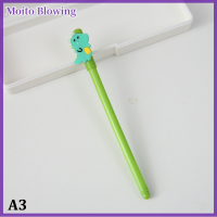 Moito ชุดเครื่องเขียนลายการ์ตูนน่ารักหลากปากกาเจลทรงผลไม้หมึกดำ0.5มม. แบบสร้างสรรค์หลอดเข็มเต็มรูปแบบเครื่องเขียนสำหรับนักเรียนปากกาเซ็นชื่อสำนักงาน