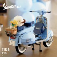 LEGO MOC 10298 Roman Holida Vespa 125 Famous Motorcycle City MOTO Assembled Building Blocks Bricks High-Tech Model Toys For Kids Gift