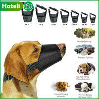 [HATTELI] Dog Muzzles Suit Anti-Biting Barking Pet Muzzles Adjustable Dog Muzzle Mouth Cover For Small Medium Large Extra Dog - Black