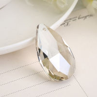 22mm 20pcs 100pcs Clear Teardrop Hanging Crystal Beads Crystal Chandelier Pendants Parts for Decoration