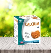 Viên Uống Calcium +D Bổ Sung Vitmin K2 D3 Chống Còi Xương