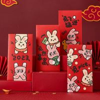 4Pcs Great Irregular Shape Red Envelopes Cartoon Design 2023 Happy New Year Chinese Style Lucky Money Hongbao Decorative