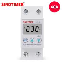 【YF】 Manual Adjustable Circuit Voltage Protector Breaker 40A Over Under Monitoring Relay with Volt Meter