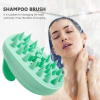 ஐ Silicone Head Body Shampoo Brush Clean Care Hair Root Itching Scalp Massage Comb Shower Brush Bath Spa Anti-Dandruff for Women