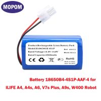 14.4V 3500mAh 2600mAh Battery For ILIFE A4 A4s A6 V7s Plus A9s W400 Robot Vacuum Cleaner 18650B4-4S1P-AAF-4 4INR19/66 Batteries new brend Clearlovey