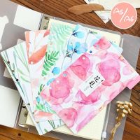 [Hagoya Stationery Stor] Creative A5 A6สีโน๊ตบุ๊คหน้าดัชนี Matte Cover Spiral สมุดบันทึกกระดาษ Note Book หมวดหมู่หน้าเครื่องเขียน