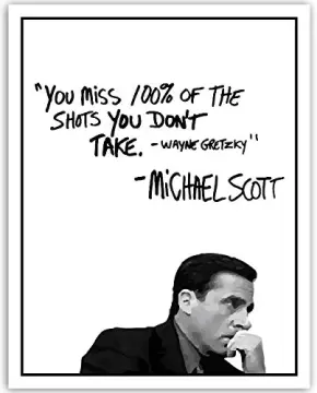 michael scott poster