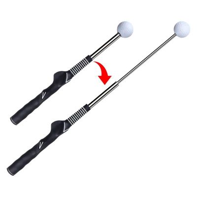 【YF】 Golf Swing Practice Stick Telescopic Trainer Master Training Aid Posture Corrector Exercise