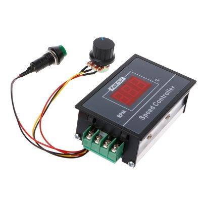 PWM สำหรับ DC Motor Speed Controller 0-100จอแสดงผลดิจิตอล Stepless Speed Regulatio