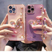 เคสโซ่สำหรับ iPhone,เคสโทรศัพท์มือถือประดับเพชรเคสนิ่มแฟชั่นหรูหราสำหรับ iPhone 12 13 11 Pro X XR XS MAX 6 6S 7 8 Plus + 12 Mini 3D