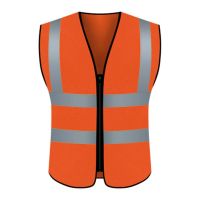 High Visibility Waterproof Reflective vest safety vest yellow breathable mesh反光马甲安全背心黄色透气网面施工地铁路电力环卫市政可印字