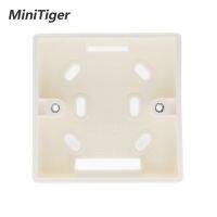 (Speedy electronic)Minitiger กล่องติดตั้งภายนอก86Mm X 86Mm X 34Mm สำหรับสวิตช์สัมผัสมาตรฐาน86มม. และซ็อกเก็ตใช้สำหรับตำแหน่งใดๆของพื้นผิวผนัง