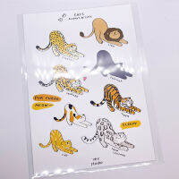 สติกเกอร์ A6 Cats always be cats ลายแมวเล็กแมวใหญ่แสนน่ารัก [ZKYSTUDIO]