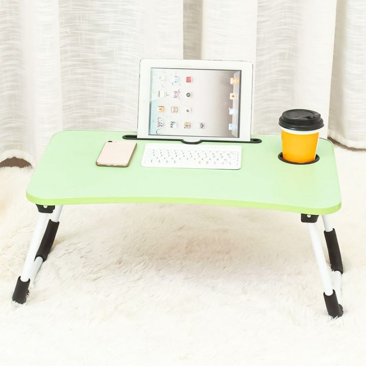 ปังปุริเย่-โต๊ะคอมอเนกประสงค์พับได้-โต๊ะพับ-โต๊ะทำงานบนเตียง-โต๊ะ-มีให้-3-สี-60-40-28-พร้อมส่ง-โต๊ะ-ทำงาน-โต๊ะทำงานเหล็ก-โต๊ะทำงาน-ขาว-โต๊ะทำงาน-สีดำ