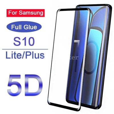 5D full glue Tempered Glass For Samsung s10 s10e lite s10 plus full cover Screen Protector Case On Galaxy s s10plus 10e film 9h