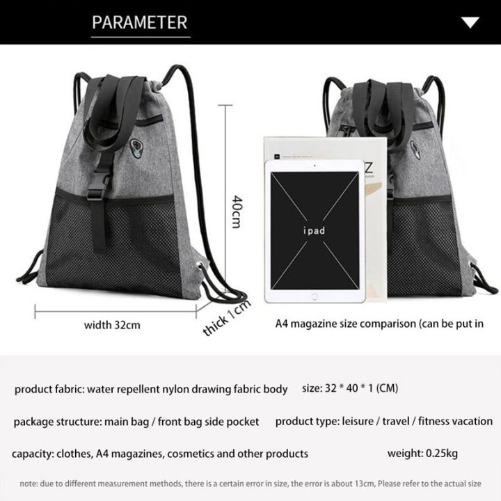 drawstring-bag-gym-with-pockets-sports-sack-with-handle-drawstring-backpack-travel-for-men-women-grey