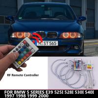 ไฟหน้าฮาโลตาแบบ Rgb หลายสี Led สำหรับ Bmw 5 525i E39 528i 530i 540i 1997 1998 1999 2000