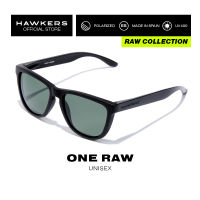 HAWKERS POLARIZED Black Alligator ONE RAW Sunglasses for Men and Women. UV400 protection. Official product designed and made in Spain HONR21BETP