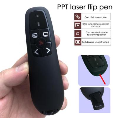 ตัวชี้ปากกา USB ไร้สาย Powerpoint Clicker รีโมทคอนโทรลโปรเจคเตอร์ PPT สไลด์ตัวชี้ปากกาสไลด์ขั้นสูงที่ดีสำหรับครู