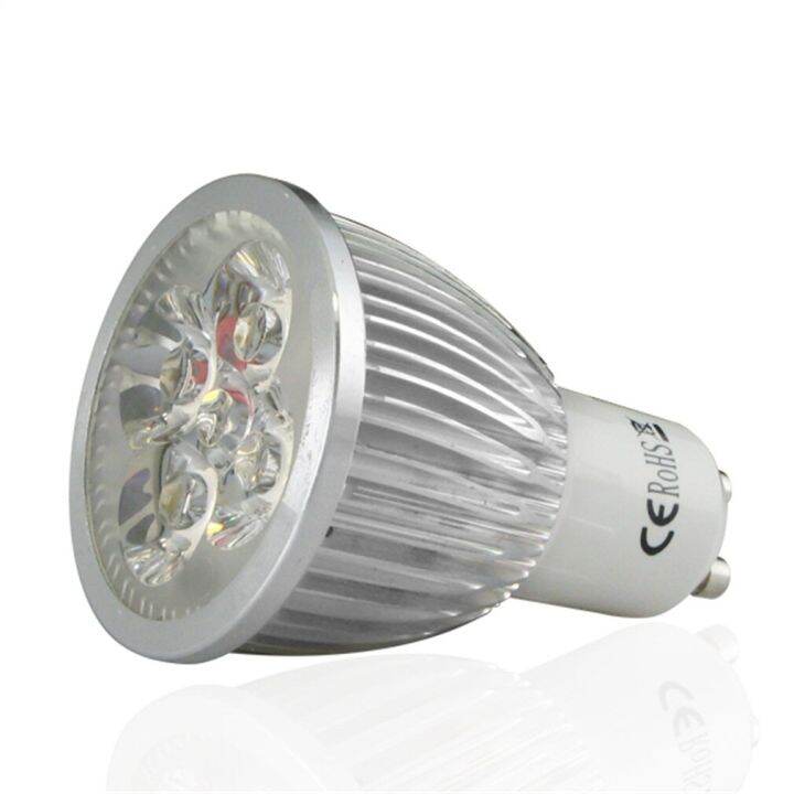 worth-buy-หลอดไฟไฟสปอตเอ็สเอ็มดี-led-4w-gu10-x-4วัน-สีขาวอบอุ่นพลังงานสูง