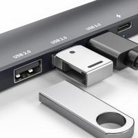 3.0ฮับยูเอสบี Dock Type C 3.1 4พอร์ตอะแดปเตอร์ OTG เครื่องแยกอเนกประสงค์สำหรับ Huawei Macbook USB 3.0พอร์ต2.0