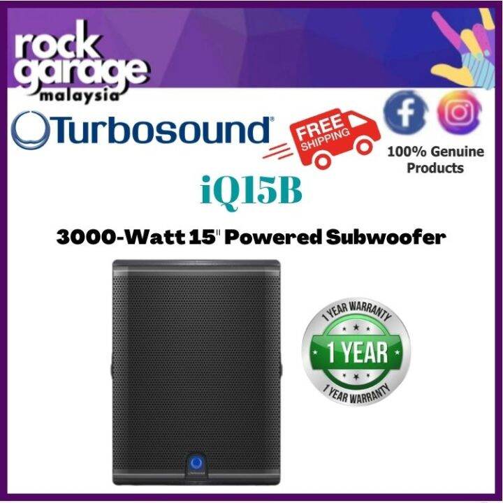 Turbosound Iq B Watt Powered Subwoofer Iq B Iq B Lazada