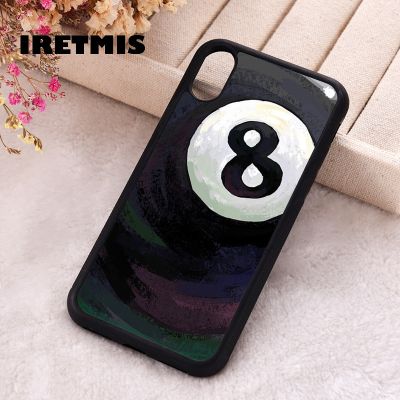 เคสโทรศัพท์2023ใหม่ Iretmis 5 5 5S SE 2020เคสสำหรับไอโฟน6 6S 7 8 Plus X Xs Max XR 11 12 13 MINI 14 Pro ซิลิโคน TPU Billiards 8 Ball