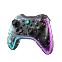 Wireless Game Controller Compatible For Iphone / Switch / Android Phone / Pc Rgb Colorful Light Game Handle Gamepad