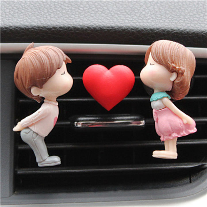 น่ารักคู่สาว-boy-car-air-vent-freshener-น้ำหอมคลิป-aromas-diffuser-ตกแต่งรถน้ำหอมเครื่องปรับอากาศน้ำหอมคลิป-dliqnzmdjasfg