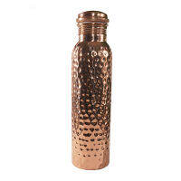 NATURAL EFE / HAMMERED COPPER WATER BOTTLE  ขวดน้ำทองแดง แบบตอก