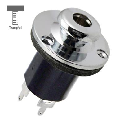 ：《》{“】= Tooyful 1/4 Guitar Bass Equalizer Jack EQ Preamp End Pin Output Input Socket Silver &amp;