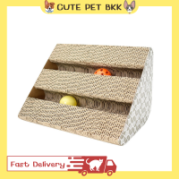 ?Cute Pet BKK? ที่ลับเล็บแมว ที่ข่วนเล็บ ที่ฝนเล็บแมว ที่ลับเล็บแมวราคาถูก พร้อมรางบอล ของเล่นแมว แผ่นลับเล็บแมว มีหลายแบบ Cat Scratch Board