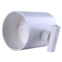 HVAC Manual Plastic Air Duct Check Valve Volume Flow Rate Damper for ventilation Flexible pipe 80/100/120/150mm ABS