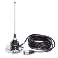 Abbree NC-450MU NMO UHF 400-520MHZ Magnetic Mount with 18cm Antenna For QYT KT-7900D 8900D Baojie BJ-218 318 Car Mobile Radio