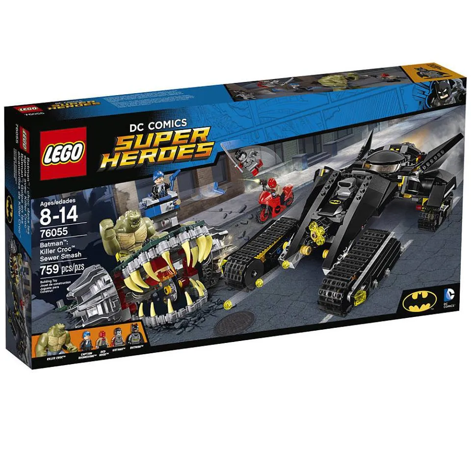 FMH804 LEGO DC Super Heroes Batman Killer Croc Sewer Smash 76055 - Vampy's  - Set Year: 2016 Brand New | Lazada PH