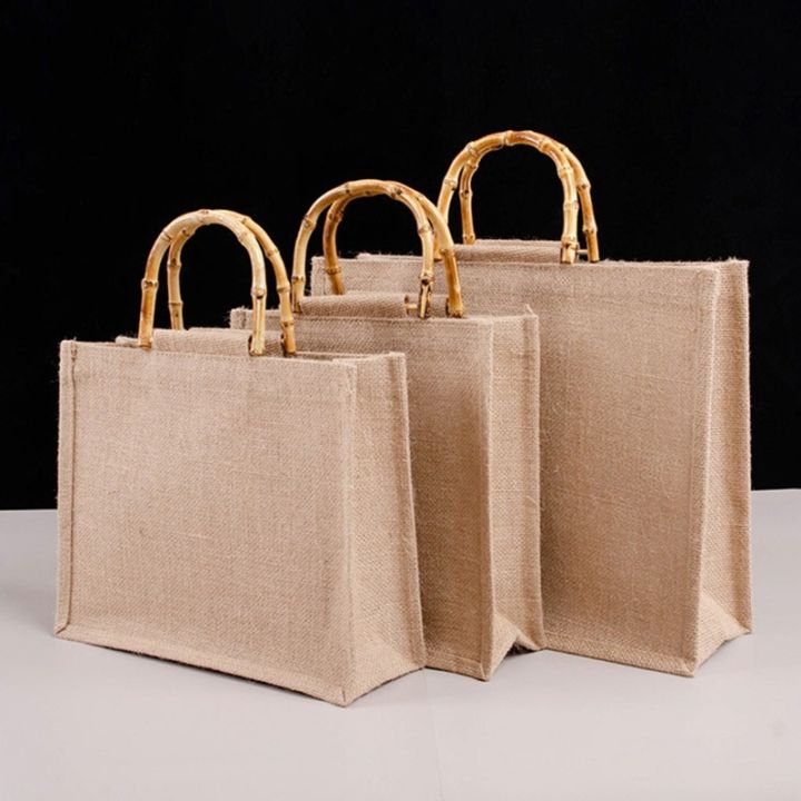 hap-portable-burlap-jute-shopping-bag-handbag-bamboo-loop-handles-reusable-grocery-bags