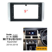 LEXXSONวิทยุติดรถยนต์Fascia/Dashชุดตัดแต่ง/กรอบ/Facialแผง/SpacerสำหรับMitsubishi Xpander 2018-2019 Double Din 9นิ้ววิทยุPlayer