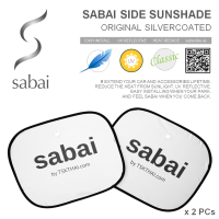 Hot Sale SABAI COVER ม่านบังแดดรถยนต์ ด้านข้าง x แพ็คคู่ รุ่น Silver White (Side Sunshade Silver White x 2 ) ลดราคา ม่านบังแดด บังแดดรถยนต์ ม่านบังแดดรถยนต์ แต่งรถ