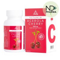 ANVY ACEROLA CHERRY 1000mg 30 เม็ด แอนวี่ อะเชโรลา เชอร์รี่ 1000 มิลลิกรัม มีวิตามินซี และ เสริมสร้างคอลลาเจน