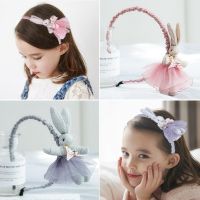 ☋♦☇ Children 39;s Little Girl Bunny Headdress Princess Girl Super Cute Cute Hairpin Party Dress Up Children 39;s Hair Band Headband