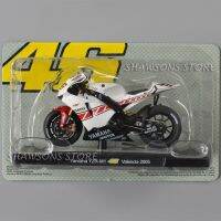 【Booming】 MBJ Amll Diecast รถจักรยานยนต์รุ่นของเล่น1:18 YZR-M1 Rossi World Champion Sport Bike Miniature