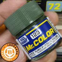 สีสูตรทินเนอร์ Mr.Color C123 RLM83 Dark Green Semi-Gloss 10ml