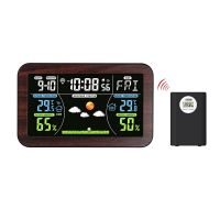 Digital Table Watch With Temperature And Humidity Gauge Weather Station Alarm Clocks Snooze Desk Clock