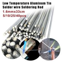 No Need Solder Powder Aluminum Welding Rod Brazing Low Temperature Aluminum Tin Solder wire Soldering Rod Tool Kit 5-40Pcs