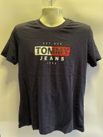 เสื้อยืดคอกลม Tommy Jeans Homme logo t-shirt size L สีกรม ของแท้ 100%