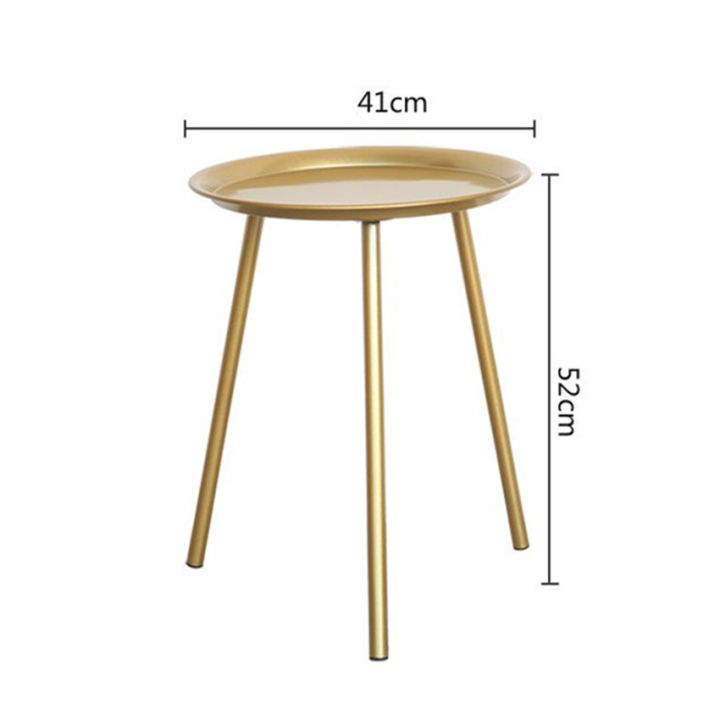 h-amp-a-ขายดี-โต๊ะกลาง-โต๊ะชา-กาแฟ-ทรงกลม-โต๊ะกลม-โต๊ะกาแฟ-ทรงกลม-เรียบง่าย-ประกอบง่าย-น้ำหนักเบา-ขนาด-52-41cm