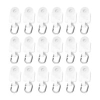 ✷✇ 50PCS Curtain Plastic Shower Curtains Accessories Mute Hook Track Pulley Ball Hook Roller