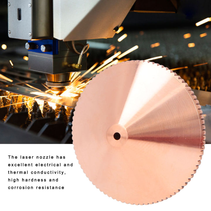หัวฉีดเลเซอร์ชั้นเดียว1ชิ้นสำหรับเครื่องเครื่องตัดด้วยเลเซอร์ใย-co2-0-8-1-0-1-2-1-4-1-5มม